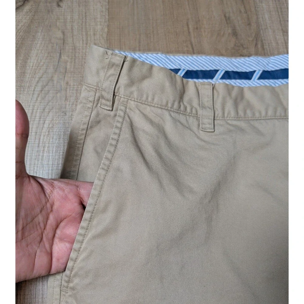 Southern Tide Size 38X33 Pants Skipjack Classic Fit Cotton Blend Khakis Chino - Picture 6 of 12
